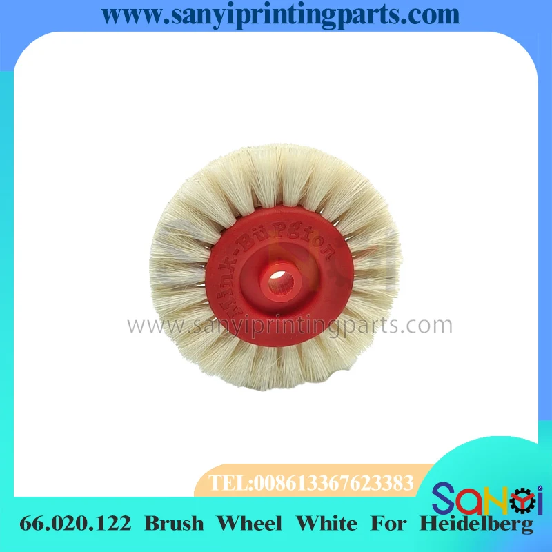 10 PCS Heidelberg Brush Wheel White 66.020.122 11mm For 08 05 Feeder Press Paper Roller Printing Machine Parts