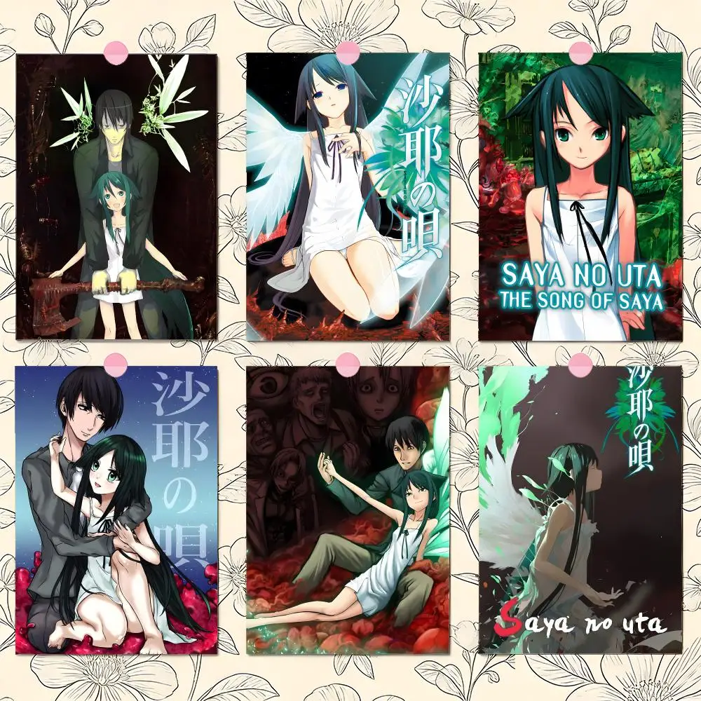 Game S-Saya No Uta The Song Of Saya Poster Matte Self-Adhesive Wall Art Print Living Room Bedroom Home Decor