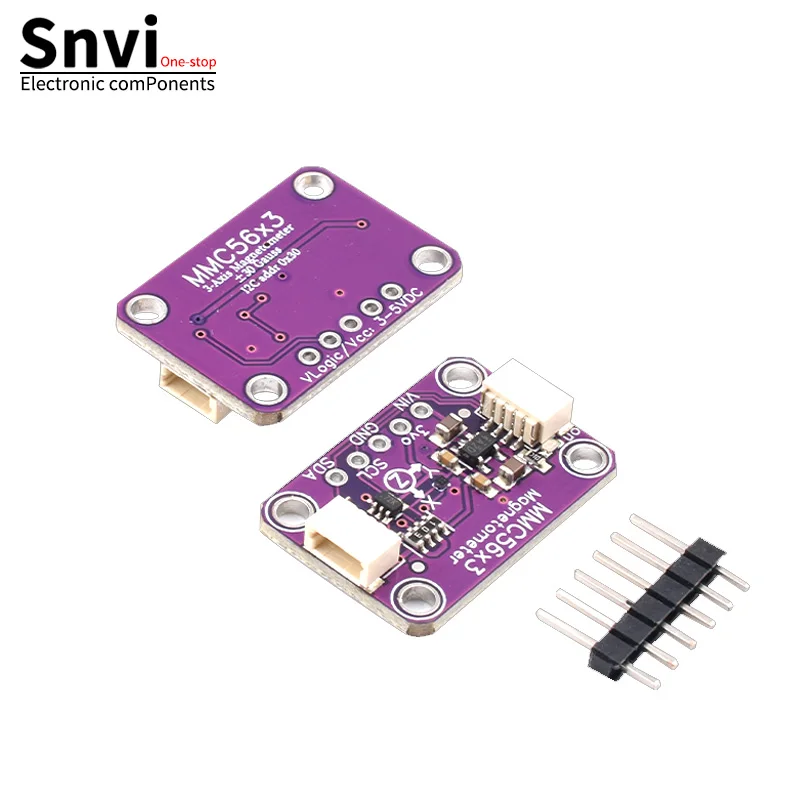 مقياس مغناطيسي ثلاثي المحاور - MMC5603 لواجهة STEMMA QT/Qwiic #6