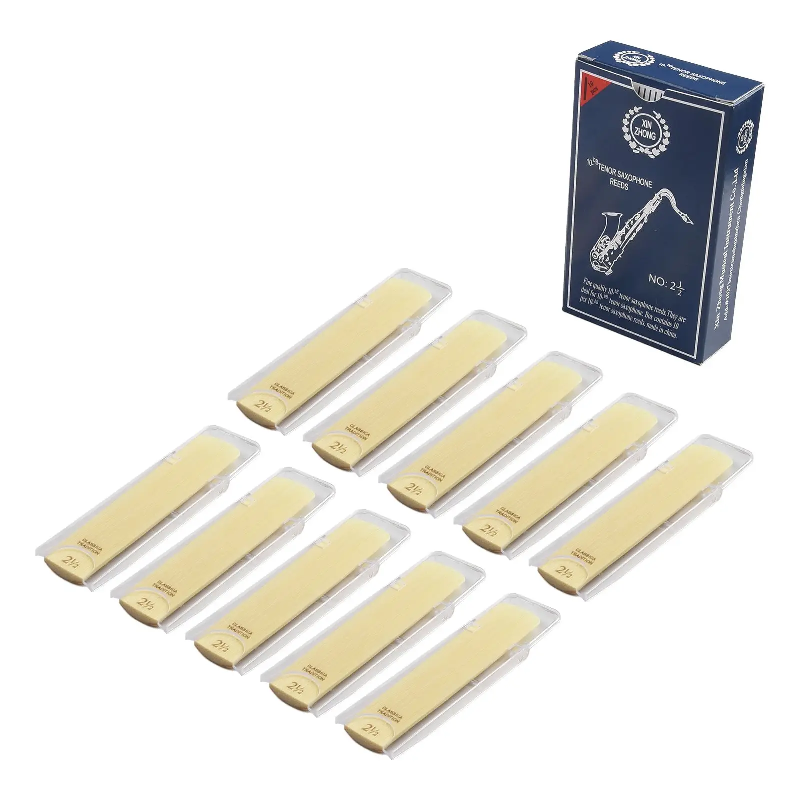 Bb Tenor Saxophone Reeds 10pcs Strength 2 0 2 5 3 0 Providing Smooth Play and Balanced Tonal Saxophone Accessories