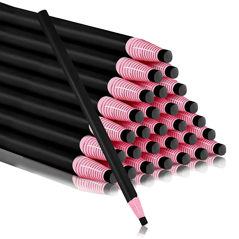 36 Pcs Peel Off China Markers Grease Pencils For Glass Mechanical Wax Pencil (Black)