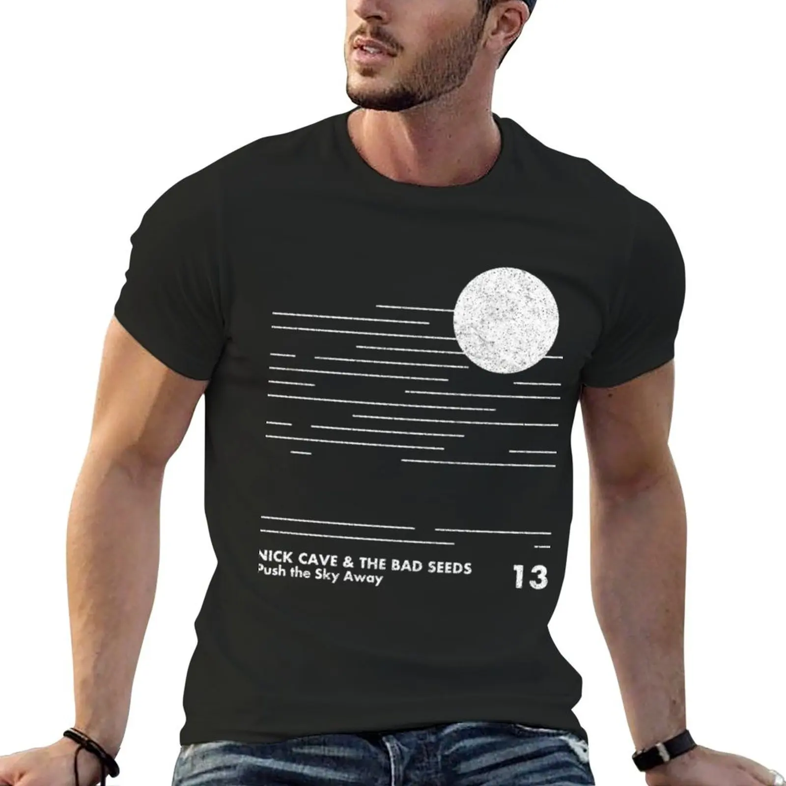 Nick Cave & The Bad Seeds _ Minimal Graphic Design Tribute T-shirt quick drying plus sizes funnys workout shirts for men