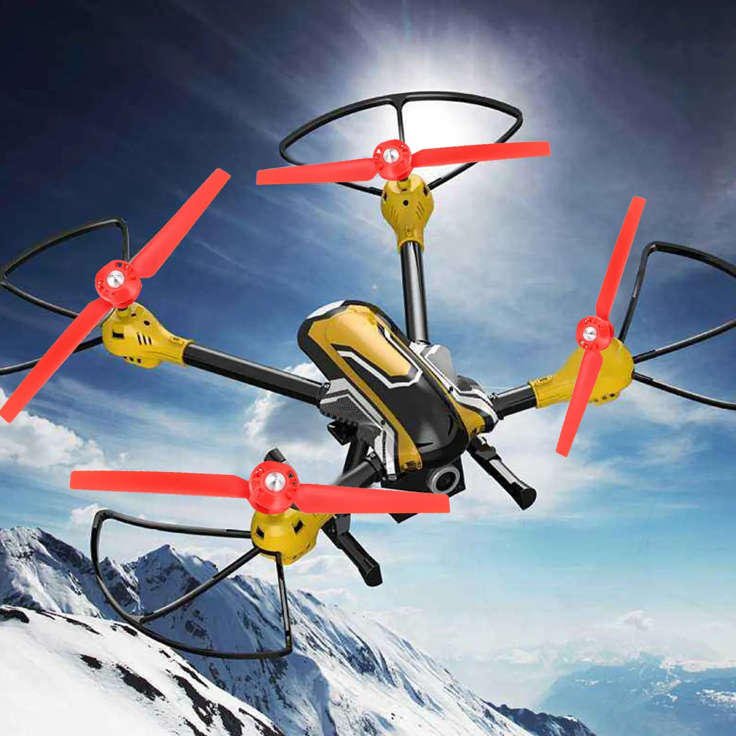 B50B-8Pcs Propeller For Yuneec Q500 Typhoon 4K Camera Drone Spare Parts Quick Release Self Locking Props Replacement Blade