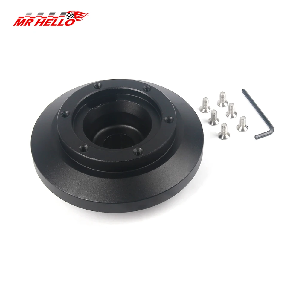 E46H Aluminum Steering Wheel Short Hub Adapter Quick Release Boss Kit for BMW Z4 Z4M E85 2001-2006