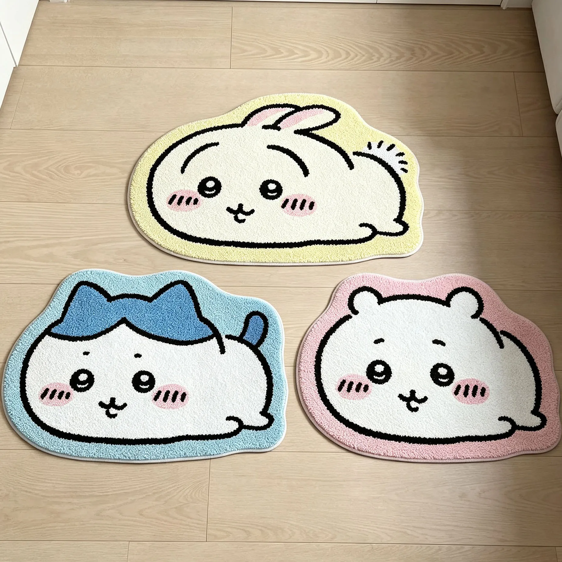 Tapis de bain à motif de dessin animé, tapis de sol absorbant doux et moelleux, tapis de porte antidérapant pour salle de bain, entrée de chambre, décoration de la maison