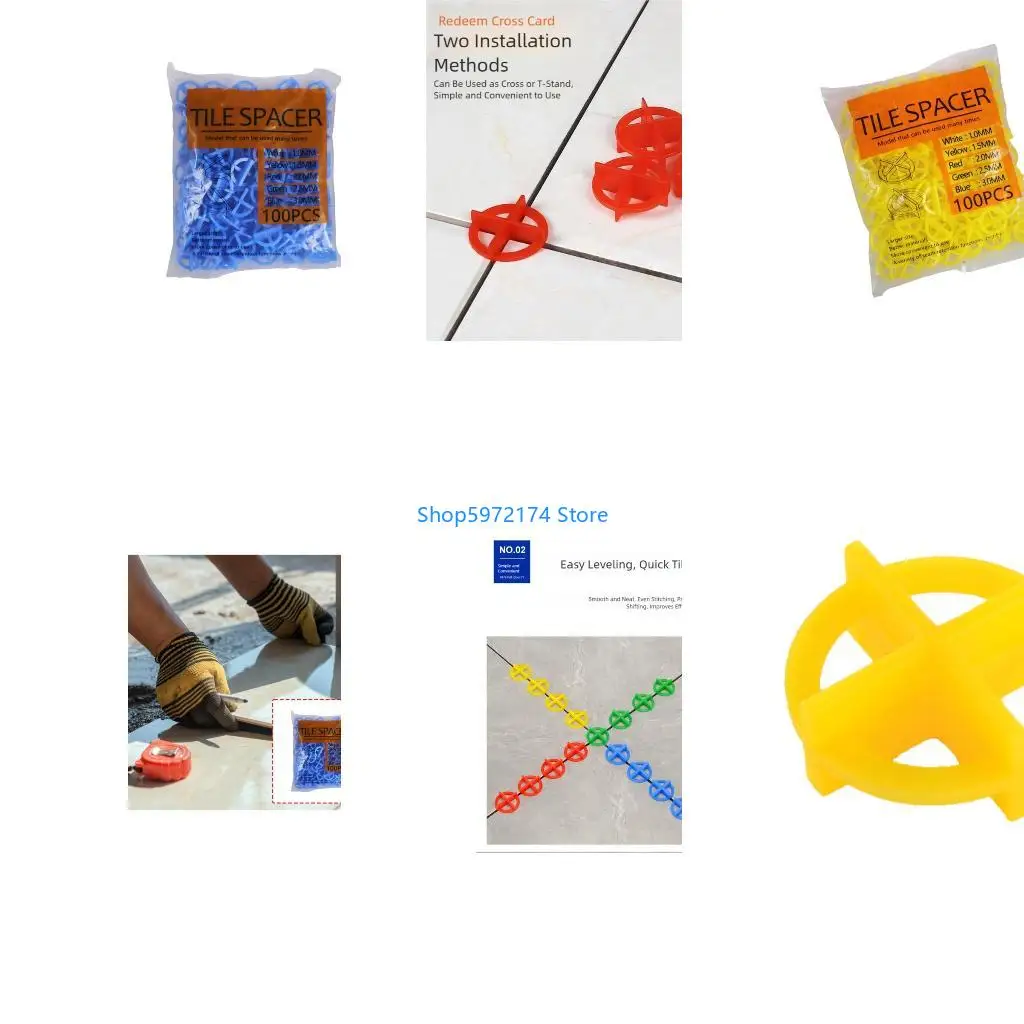 Y3NB Economical Tile Spacers For Reliable Installation On Various Tile Surfaces 100pc