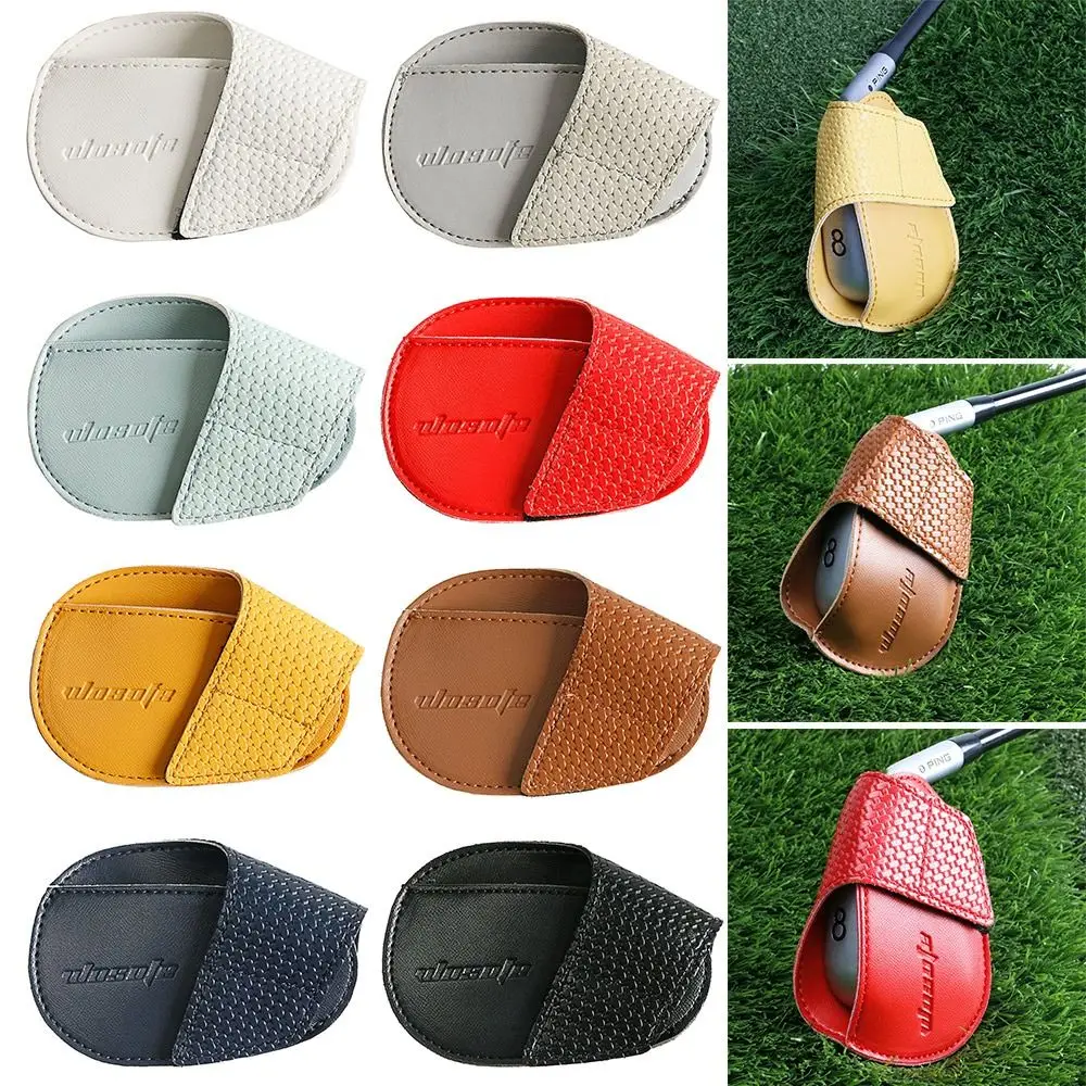 Golf Iron Head Cover PU Golf Club Cover Protective Headcover Golf Accessories