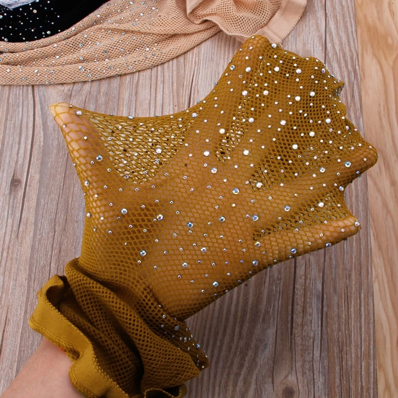 Blingbling Legging Mesh Socks for Rhinestone Hollow Out Pantyhose Solid Diamond Toddler Kids Little Girls Glitter Stocki