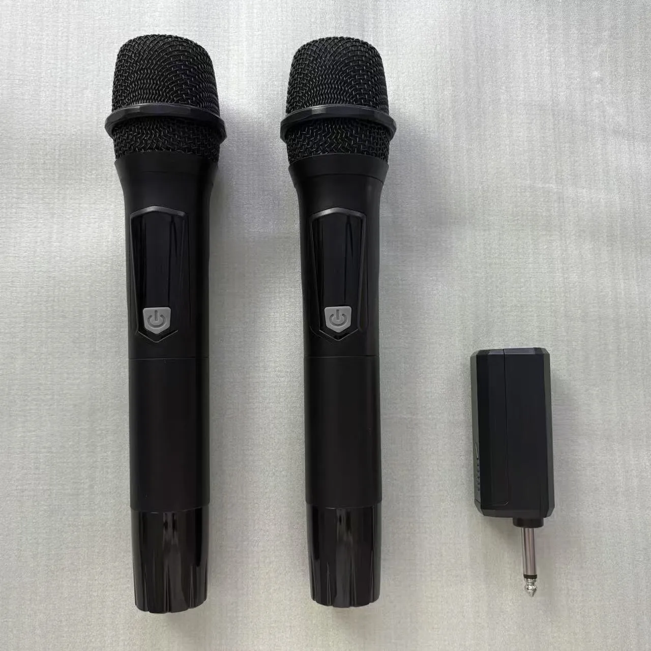 Rechargeable wireless microphone professional one-to-two home karaoke singing microphone 2.4G sound card stage handheld