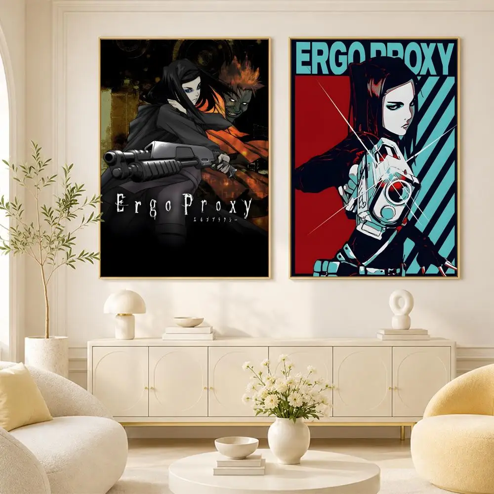 Anime E-Ergo Proxy Poster Room Home Decoration Interior Wall Art Printing Garage Posters Gift