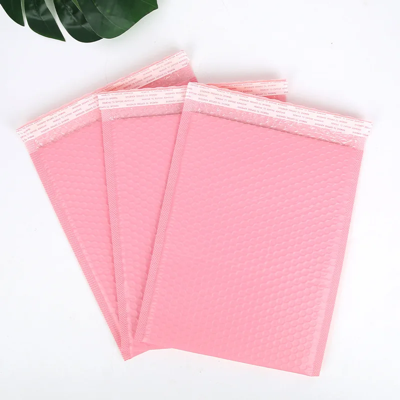 10pcs Mailers Pink Bubble Mailer Self Seal Padded Envelopes Gift Bags Black/blue Packaging for Small Businesses