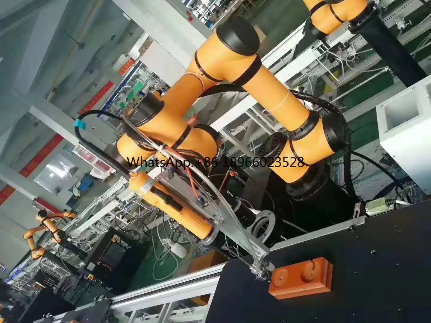 Picking Robot Arm Aubo I5 Cobot Robot With Robotic Gripper And CNGBS Linear Tracker For Assembly Pick and Place