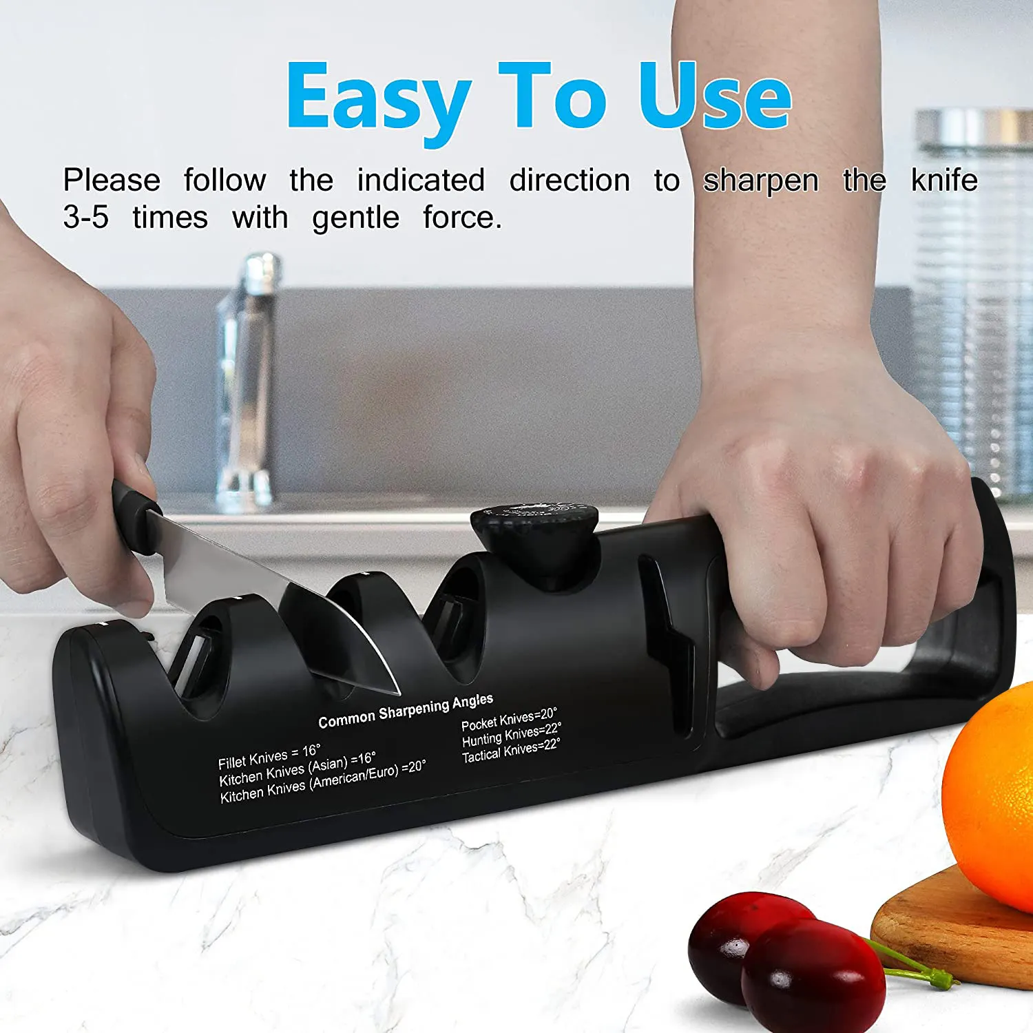 Knife Sharpener 5 in 1 Adjustable Angle Kitchen Grinding Machine Professional Knife Scissors Sharpening Tools Home Kitchen Knife