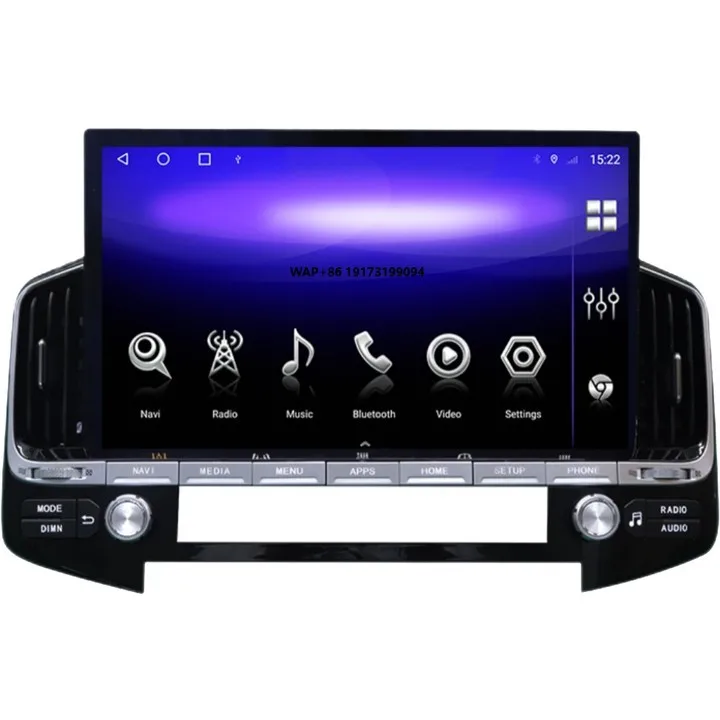 13.3'' for Land LC200 2016-2021 Navi Touch Screen Stereo Auto Wireless Carplay Multimedia Player Head Unit