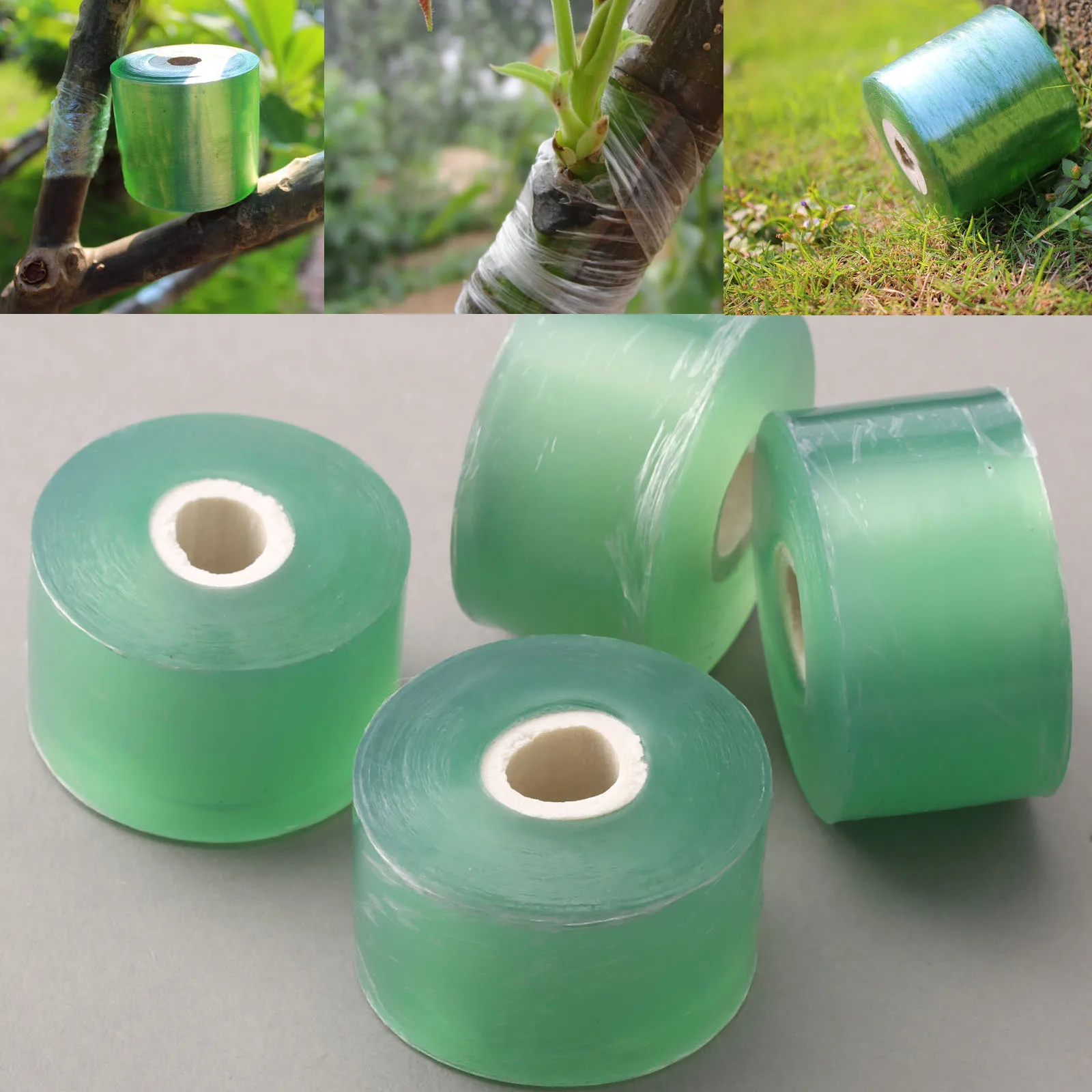 3cm X 80M Self-adhesive Nursery Roll Grafting Tape Garden Tools Fruit Tree Engraft Branch Gardening Bind Belt Tie Tape