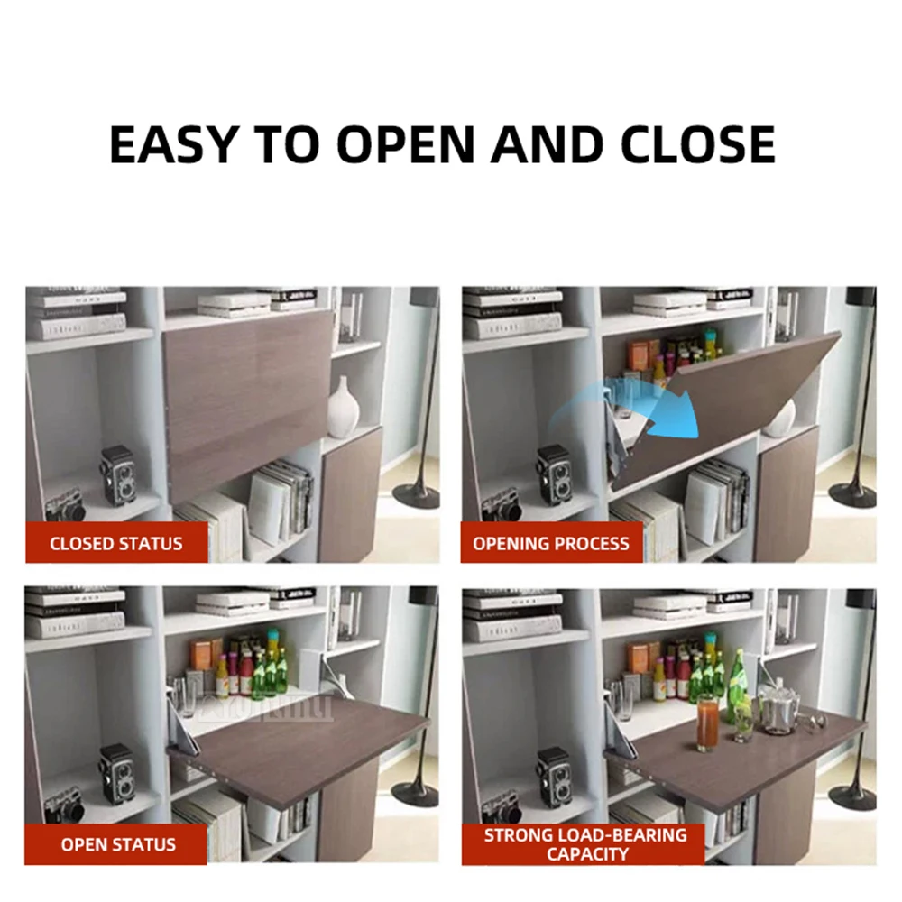 Stainless Steel Support Rods For Cabinets, Hardware Accessories For Heavy-duty Down Folding Tables, Hinges For Bookcase Doors
