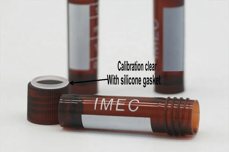 50/100/200/300/500/1000PCS Scaled 1.8ml Lab Using Amber Plastic Freezing Tube