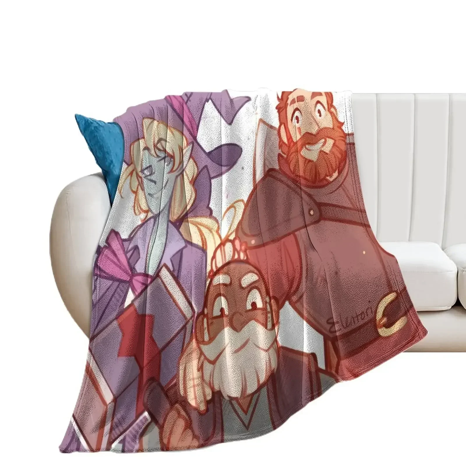 

TaZ Throw Blanket anime Multi-Purpose Summer Beddings Blankets