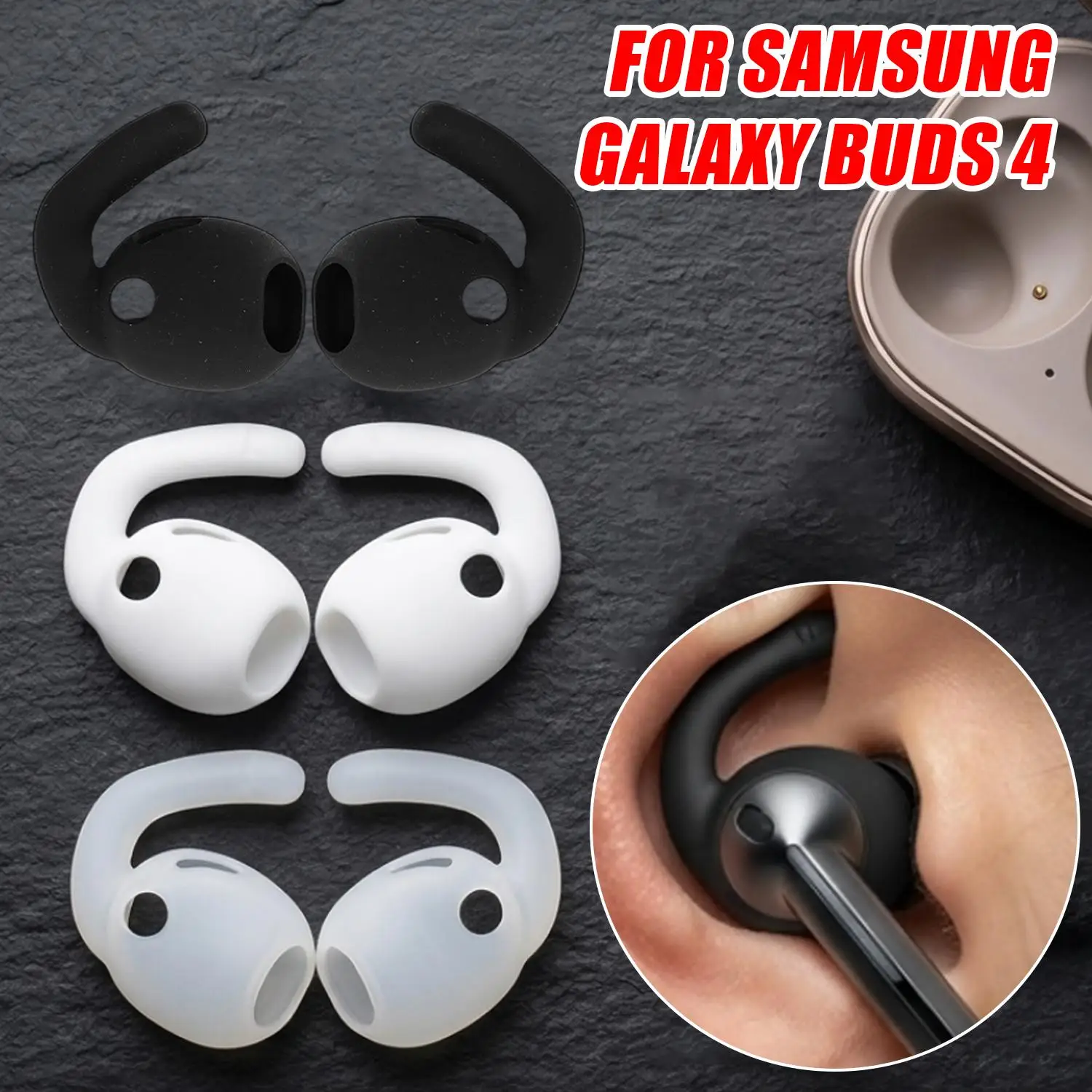 Ersatz-Ohrstöpsel aus Silikon, Kopfhörer-Zubehör, Anti-Lärm-Ohrstöpsel für Samsung Galaxy Buds 4