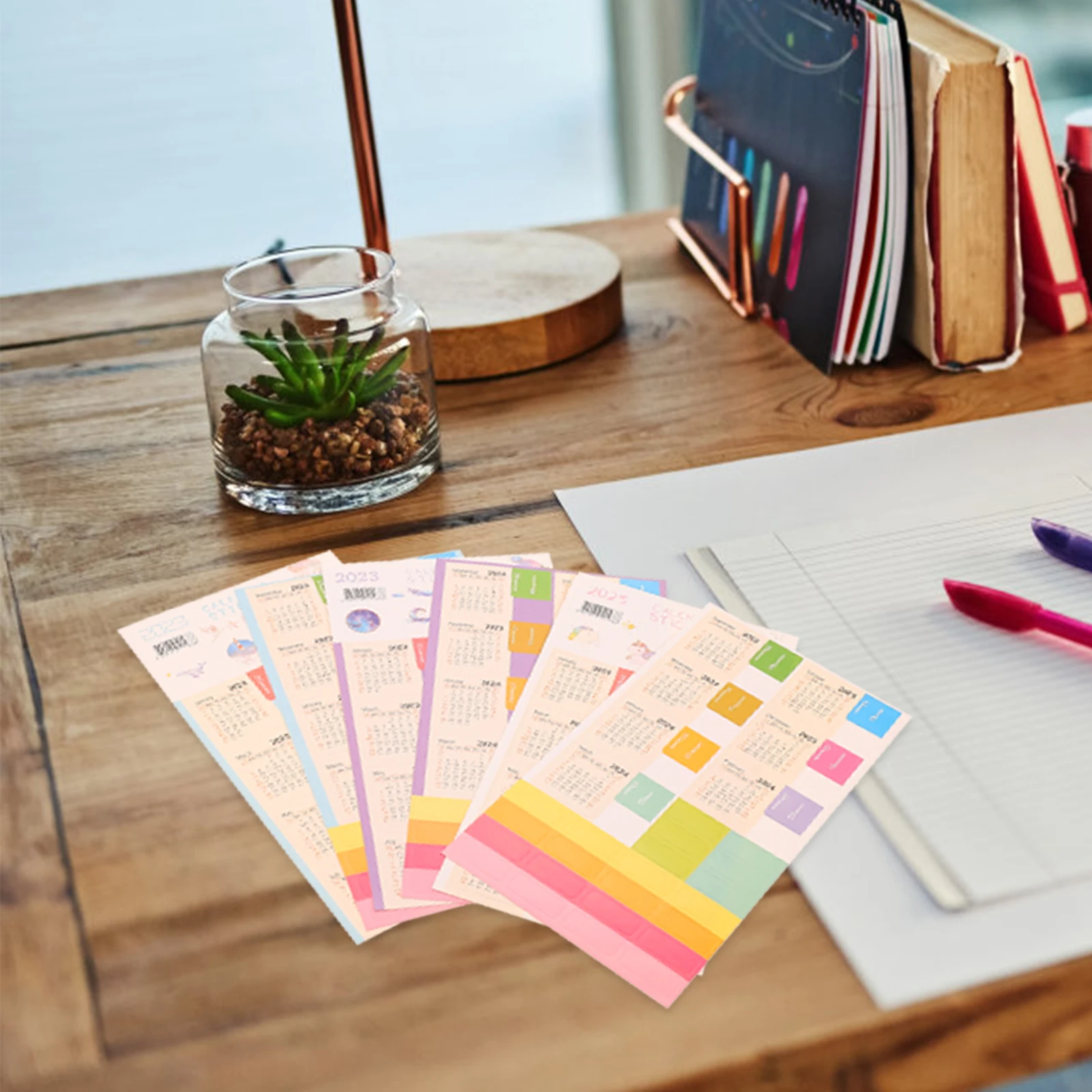 

12 Sets Monthly Index Tabs Self Adhesive Planner Accessories Calendar Stickers Notebook Paper Labels Student Classification