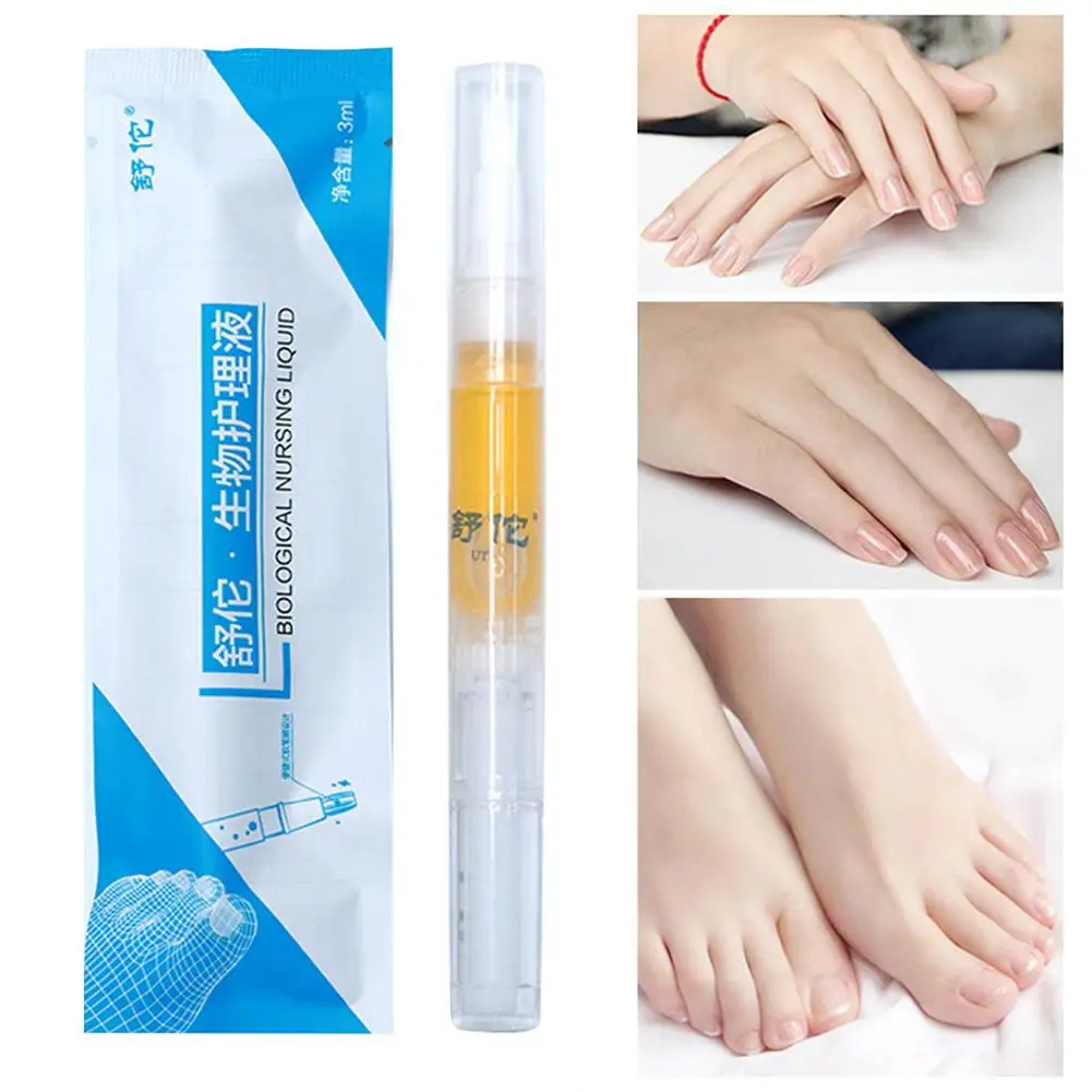 Pluma de suero para el crecimiento de uñas, solución nutritiva para cutículas, previene la sequedad y el cuidado de la exfoliación de uñas, uñas agrietadas con fuga M4T0