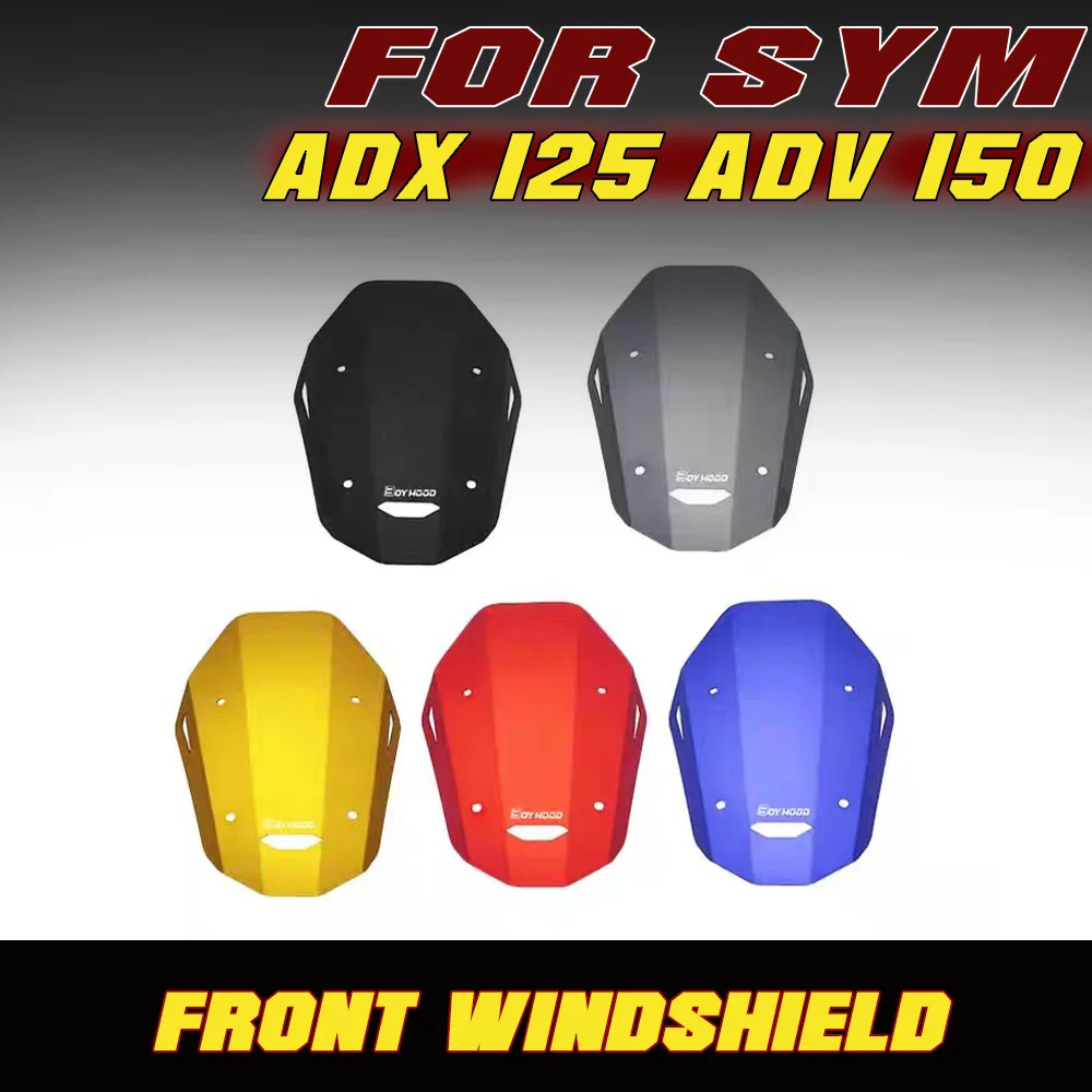 Aluminum Front Windshield Wind Deflector Head Fairing for SYM ADX 125 ADV 150 Modified Parts