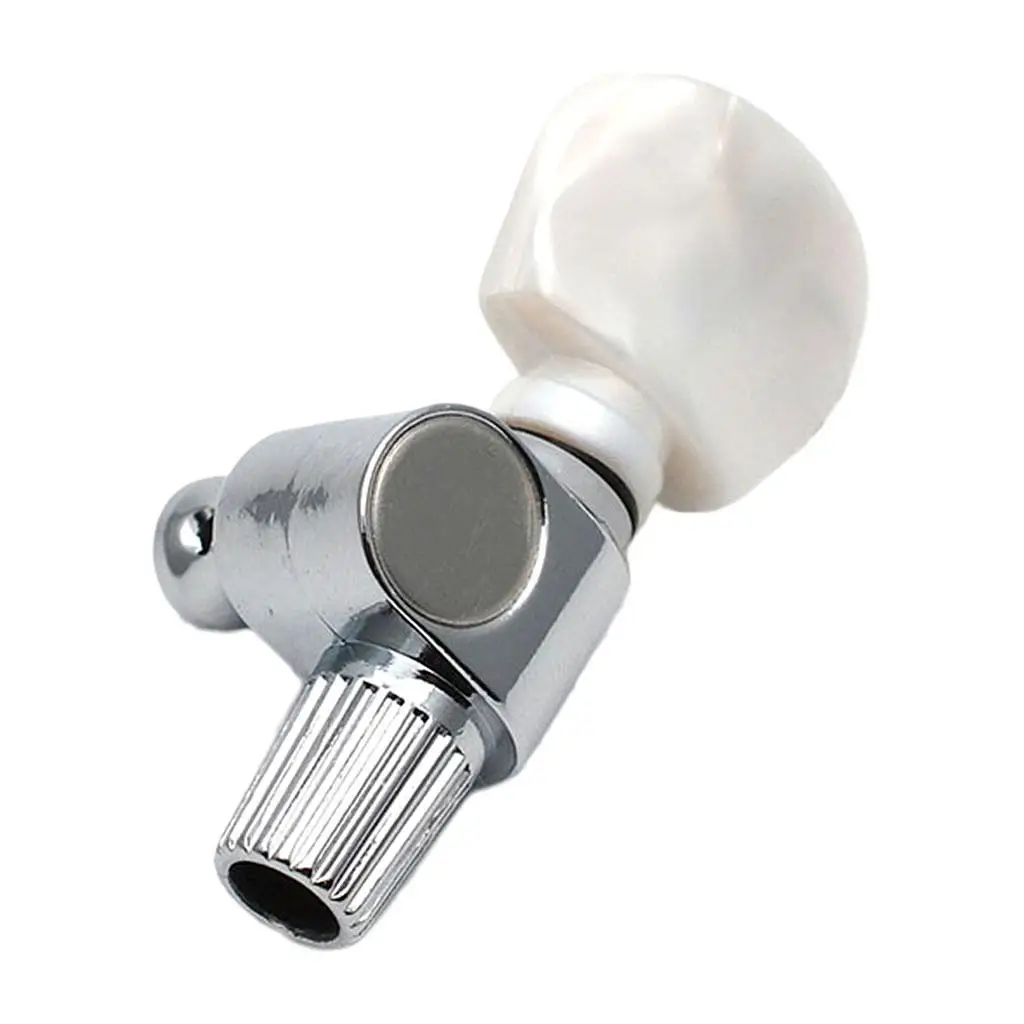 

Металлический 5-струнный тюнер для банджо с перламутровой кнопкой, сменная деталь для банджо