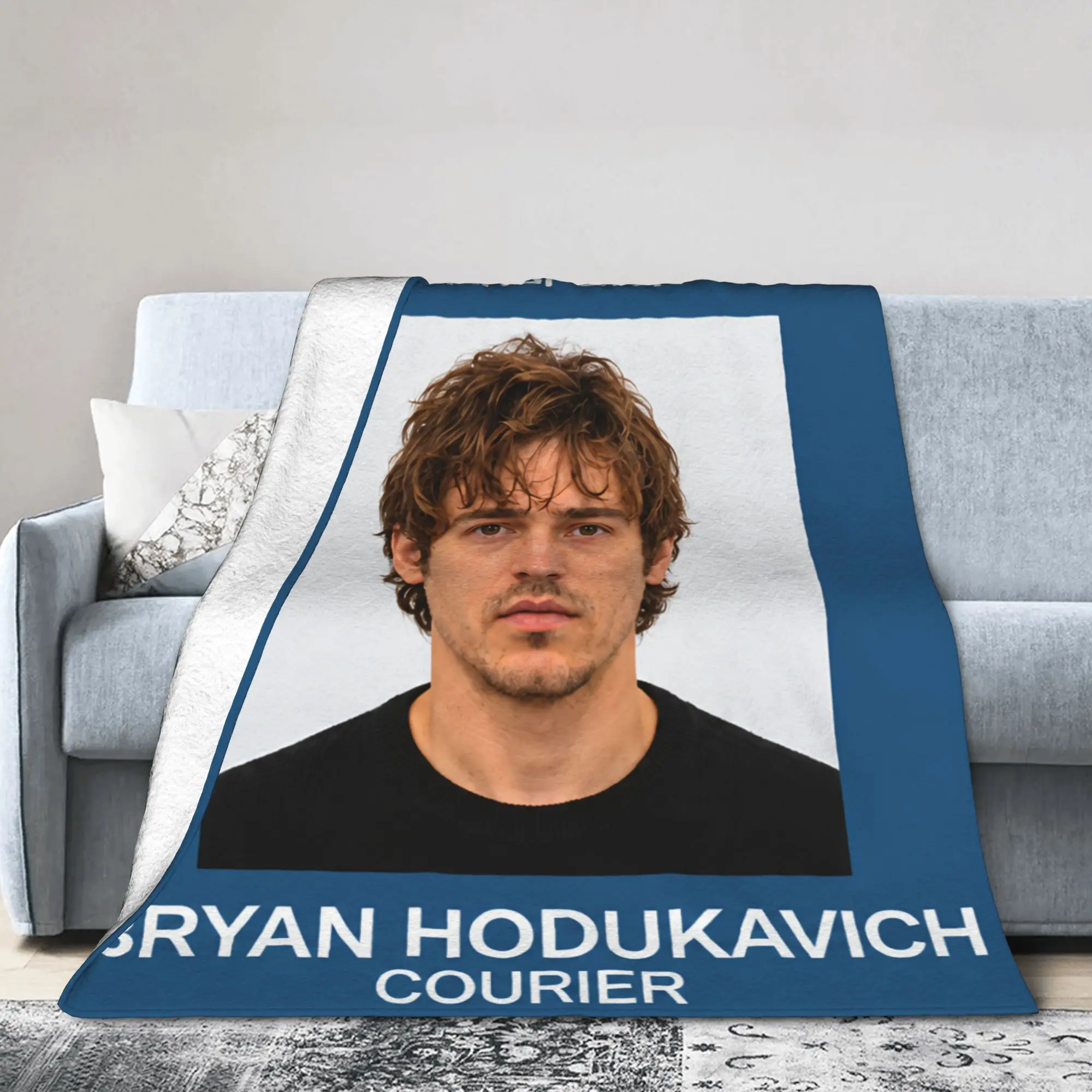 Bryan Hodukavich ID Card Blanket Fleece R-Residents Night Undead Evil Soft Throw Blankets for Airplane Travel Bedspread