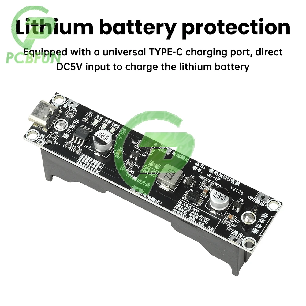 5V 9V 12V 18650 Power Module Lithium Battery Charging Boost UPS Uninterruptible Power Supply Board for DC Equipment