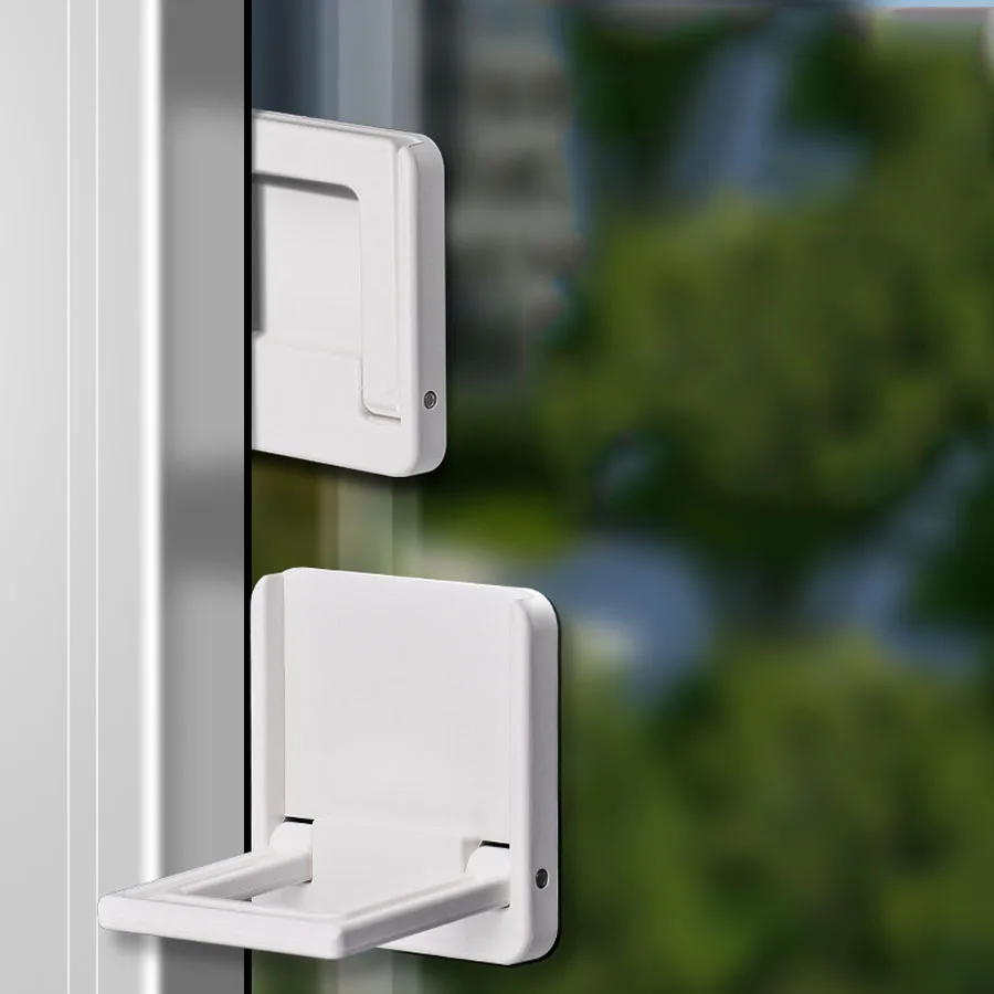 قفل حد الباب والنافذة المنزلق للأطفال ، معجون خالي من الثقب ، متعدد الوظائف ، حماية أمنية للأطفال ، أقفال أبواب خزانة الأدراج