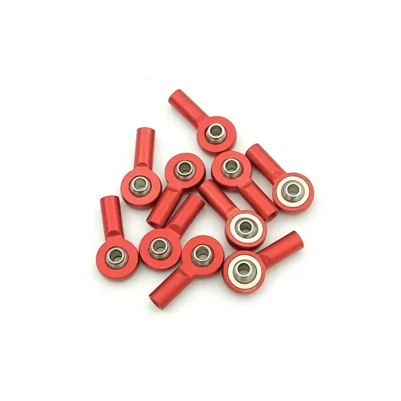 10PCS Tirante Estremità M2 Estremità Asta di Collegamento Testa A Sfera Adattatore Comune per RC Auto Crawler HSP ASSIALE Tamiya Barca Aereo Modello di Elicottero