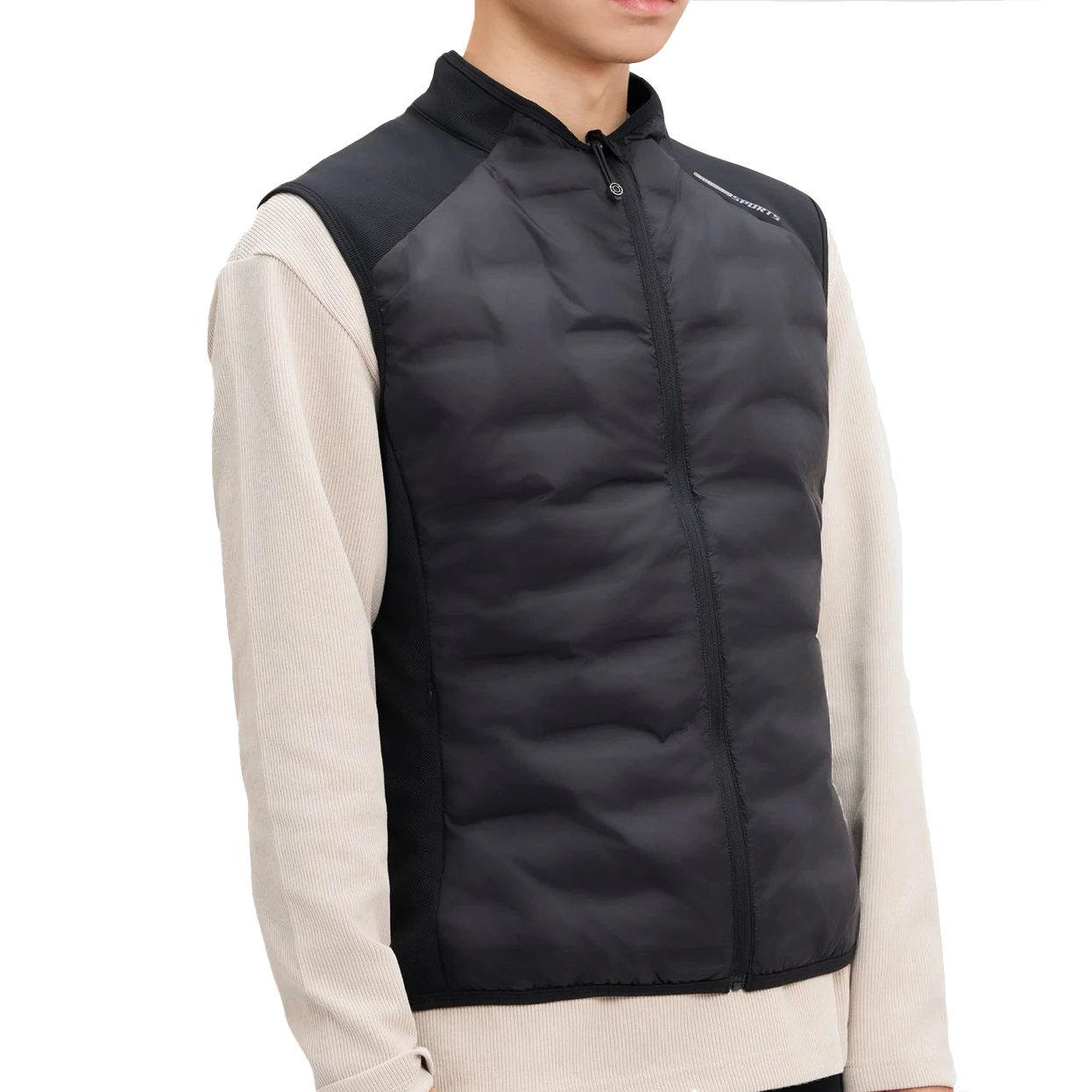 

(L-4XL)New Winter Running Vest Men Women Thermal Training Down Vest Lightweight Warm Sports Exercise Sleeveless Jacket