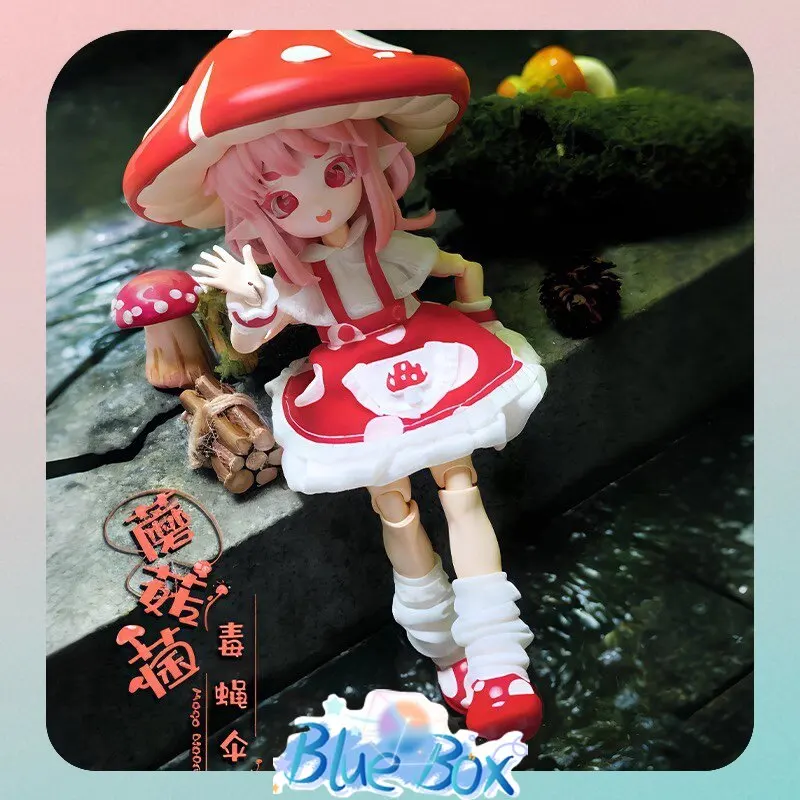 

Новая коллекционная шарнирная кукла Mogu Jun BJD в слепой коробке, масштаб 1/12, модная, милая, для декора рабочего стола, подарок на день рождения для девочек, в наличии