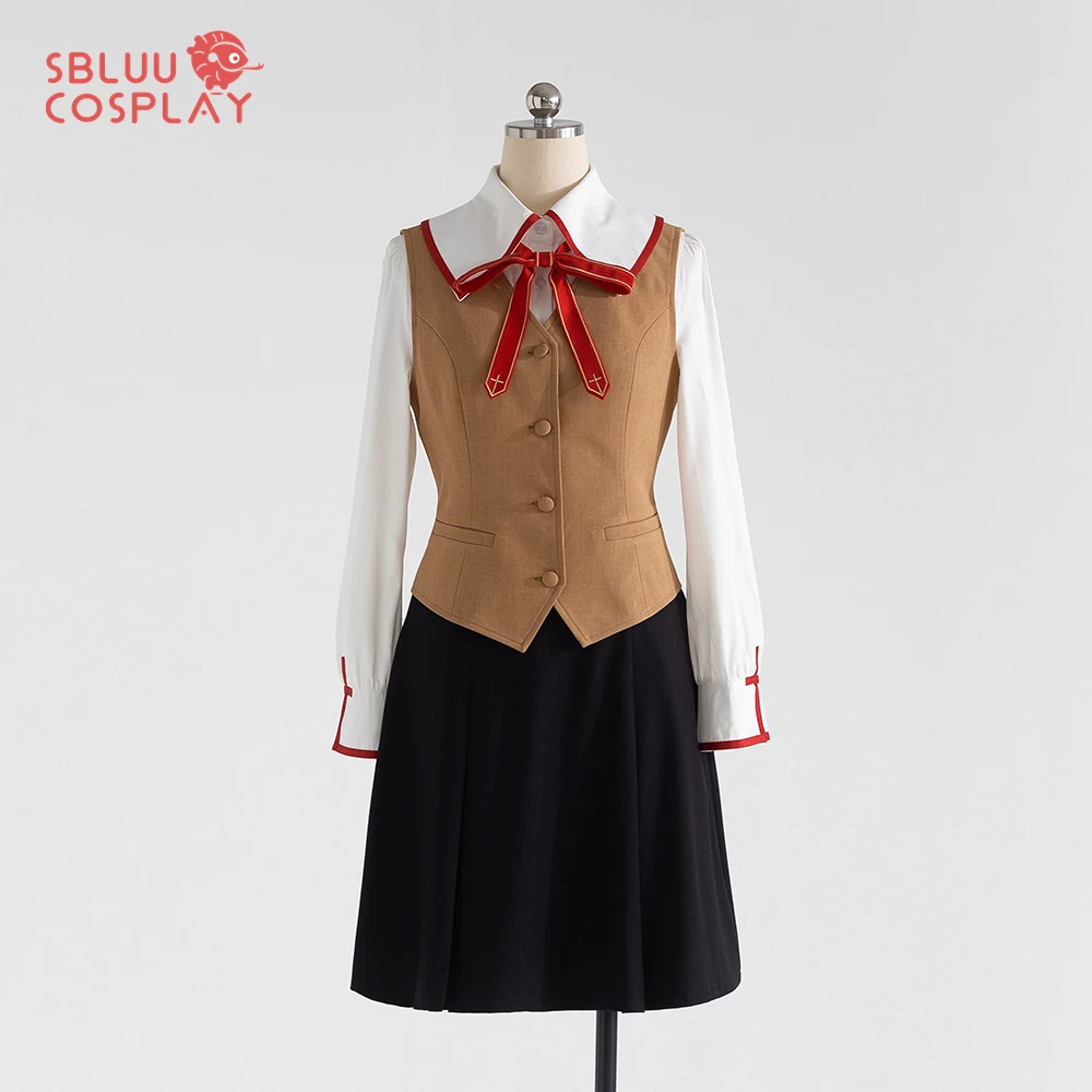 

SBluuCosplay Fate FGO Saber Tohsaka Rin Cosplay R Quality Matou Sakura Costume Halloween Party Dress Outfit