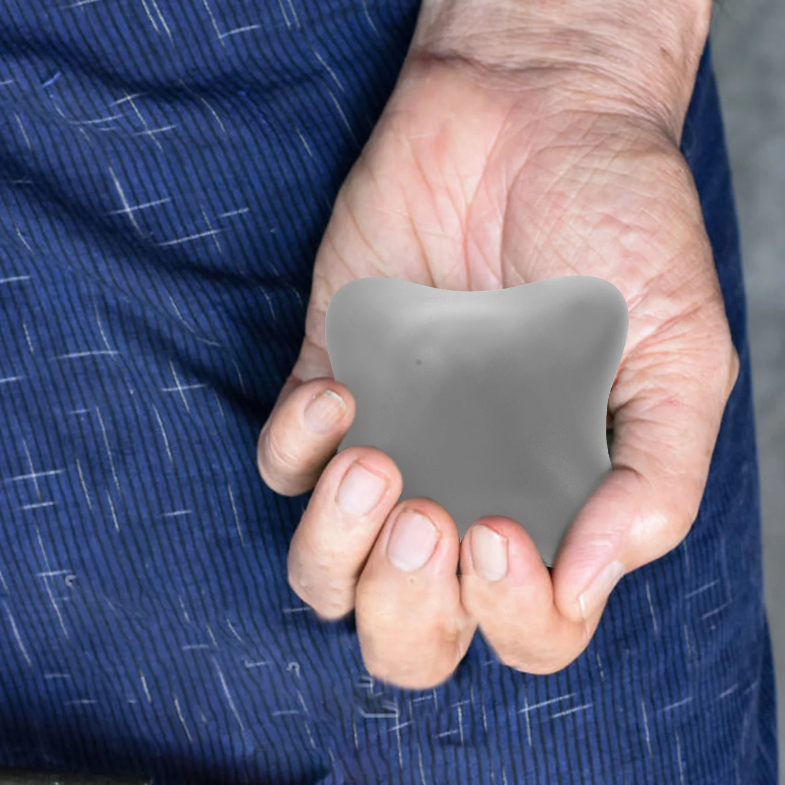 2 قطعة قبضة سداسية تعزيز الكرة اليد التمارين اليد العلاج الإجهاد الإغاثة إصبع المدرب لإعادة التهاب المفاصل #2