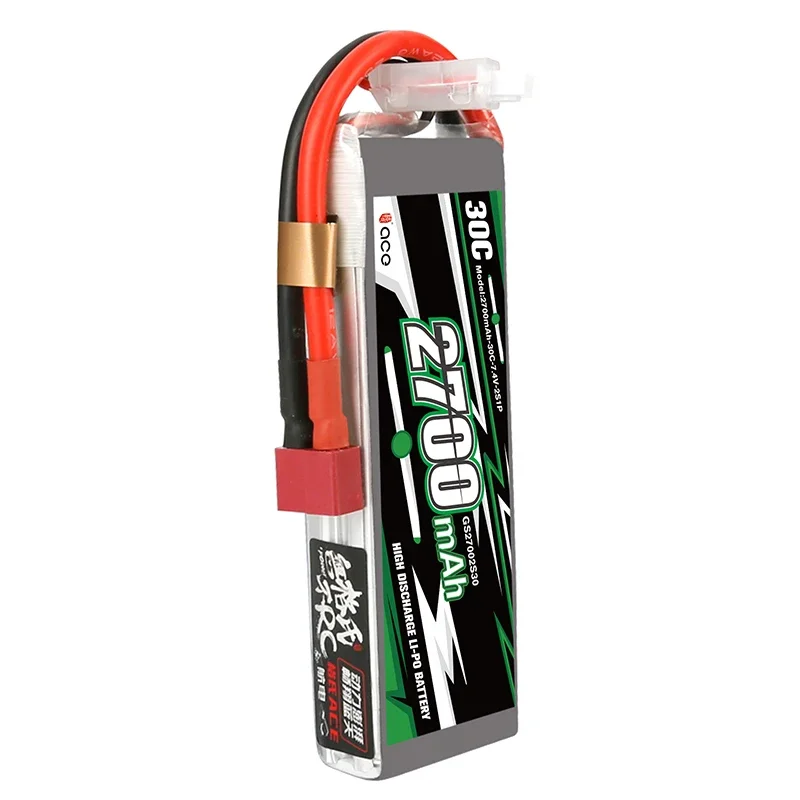 Gens ACE 2400mAh/2700mAh 2S 3S 4s 7.4 11.1V 14.8V 30C awionika z wtyczką T/XT60 Model samolotu bateria litowa