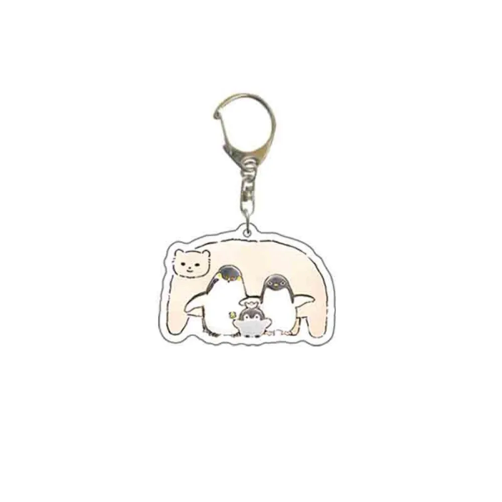 الطاقة الإيجابية جميل البطريق المفاتيح سبيكة الحيوان للنساء الرجال حقيبة يد اكسسوارات السيارات حقيبة مجوهرات معلقة ديكور هدية صديق