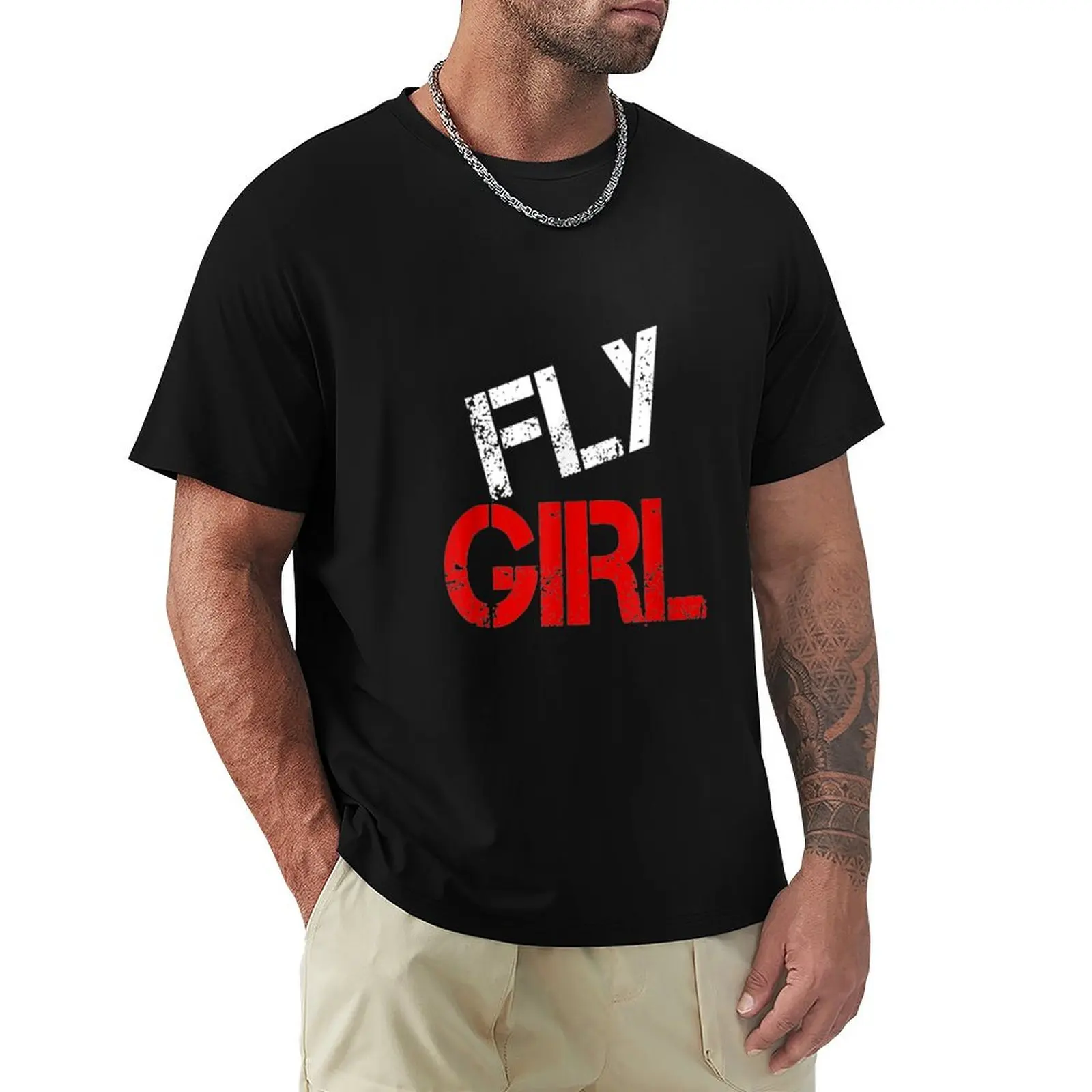 

Fly Girl 80s 90s Old School For Hip Hop T-Shirt funny costumes plus size clothes funny t shirts for men