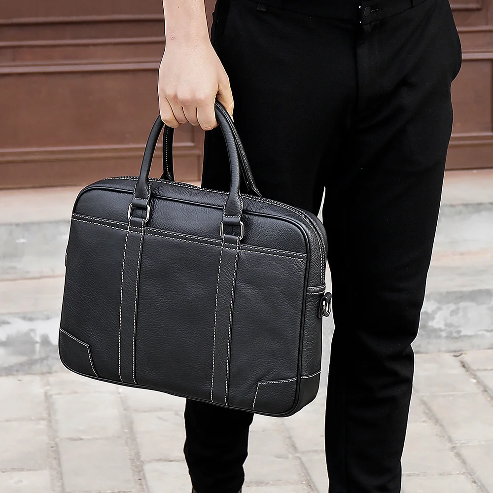 Sac à Main en Cuir group pour Ordinateur Portable pour Homme, Étui Bombes, Business, Bureau, 9879