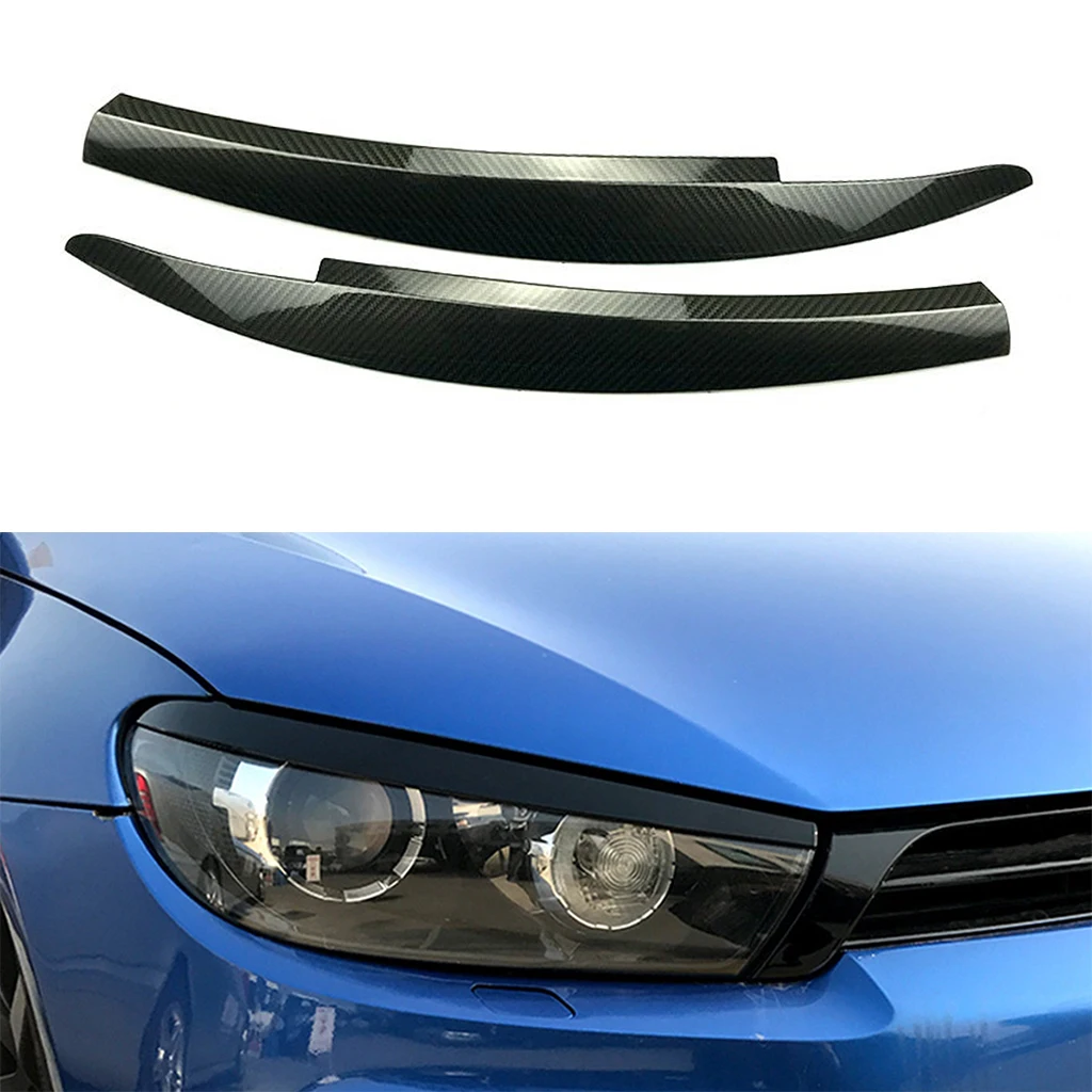 

Передняя передняя фара для Volkswagen Scirocco 2008-2017, блестящая, Черная