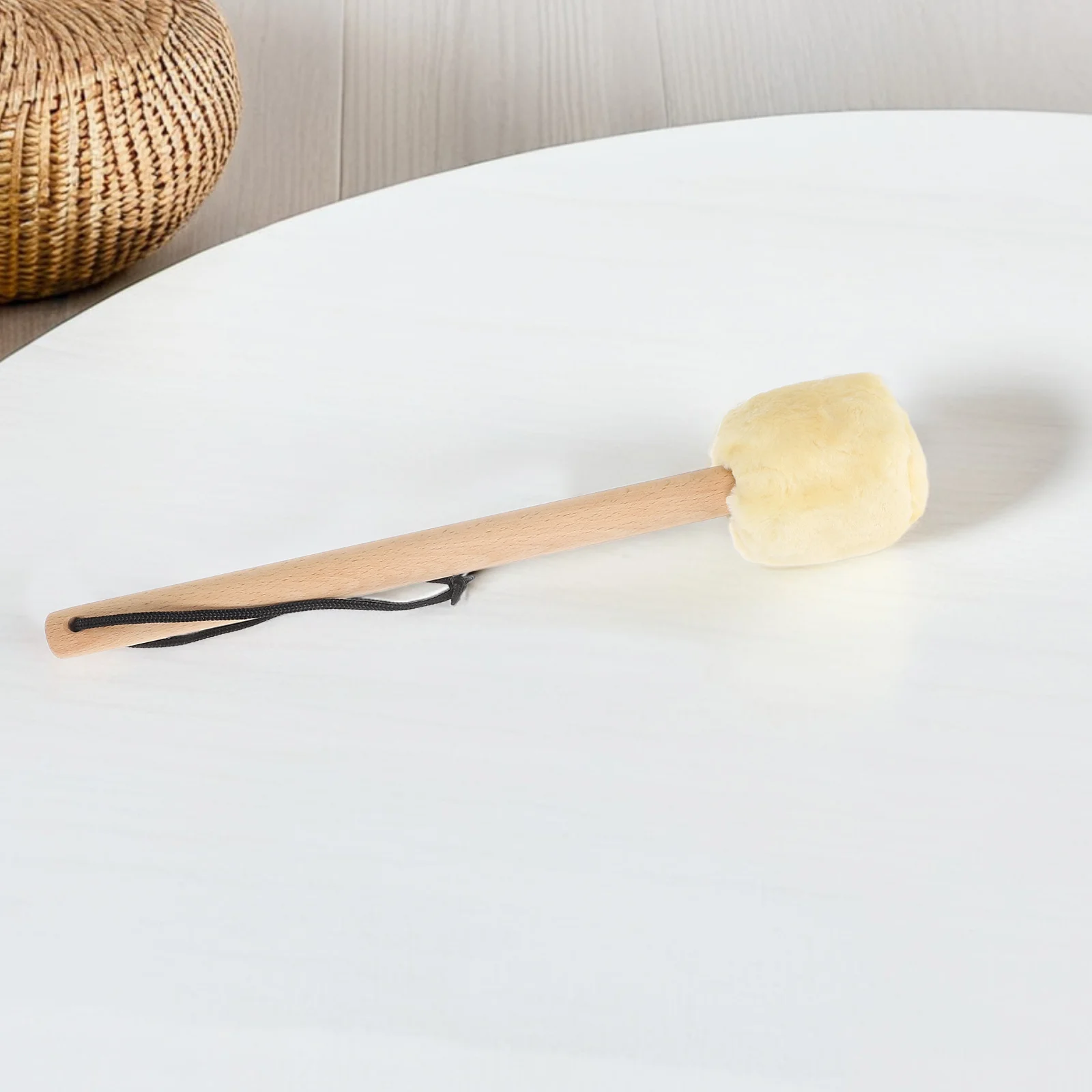 

Wood Bass Drumstick Non-Slip Handle Drum Mallet Instrument Band Accessory Portable Lightweight Suitable for Performance Practice