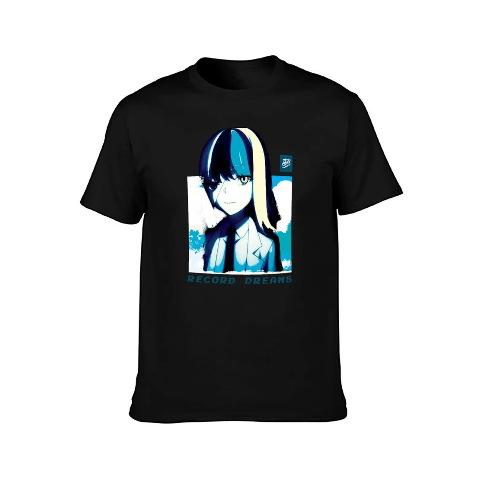 A Certain Scientific Railgun T ''RECORD DREAMS'' V3 T-Shirt Trendy Casual Short Sleeve Shirt T-Shirt