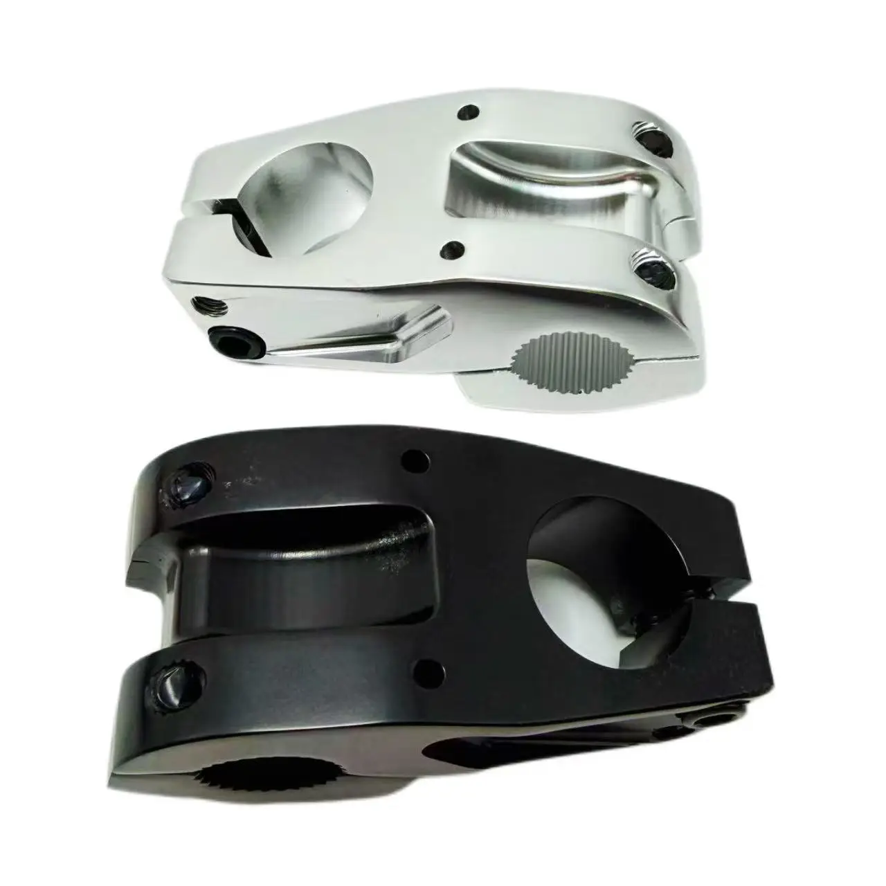 BMX-Lenkervorbau aus 6061 Aluminiumlegierung, 50 mm Reichweite, 22,2 mm Lenkerklemmbereich, 28,6 mm Gabelrohr, 30 mm Einstecktiefe, Fahrrad-BMX-Vorderlenker. – Detail 7