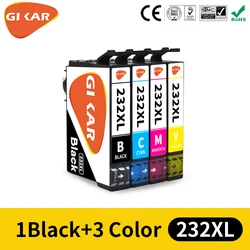 GIKAR-cartucho de tinta Epson 232 para impresora Epson 232XL, T232XL, T232 232, XP-4200, XP-4205, WF-2930