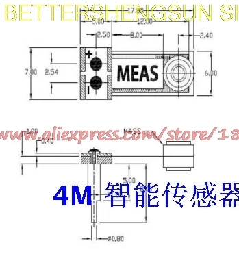 PVDF piezoelectric film vibration sensor Minisense100 piezoelectric sensor vibration switch