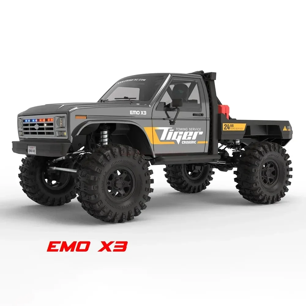 Crossrc Emo X3 północno-wschodnie tygrysy 1/8 4x4 Rc elektryczny zdalny samochód sterowany Model gąsienicowy pojazd ratowniczy Rtr prezent