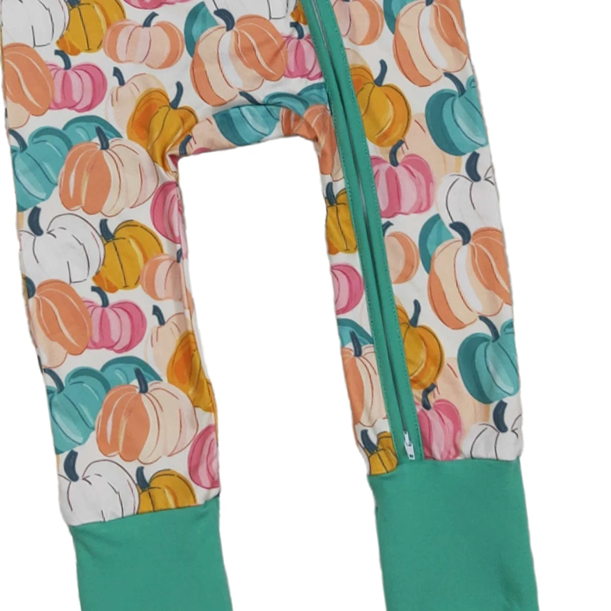 Baby Junge Kürbis Print Reißverschluss Sleeper Strampler Kleinkind Langarm Einteiler Herbstkleidung Weiche Baumwolle Thanksgiving Babykleidung