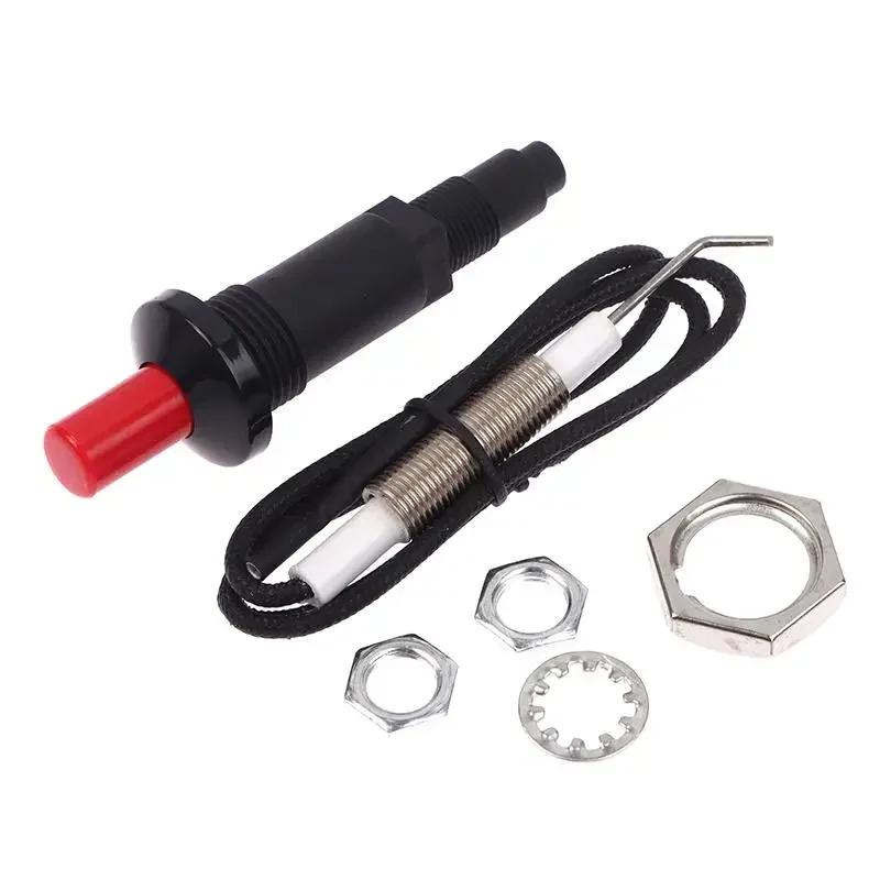 1 مجموعة لفرن موقد شواء التخييم التنزه دفع زر بيزو إشعال مع كابل شرارة الإشعال عدة الضغط إثارة