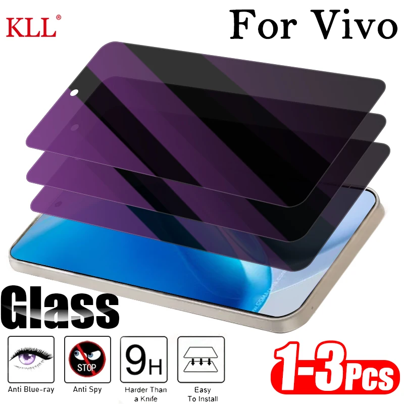

1-3Pcs Privacy Anti Blue Light Tempered Glass for Vivo iQOO Neo11 10 9 9S Pro+ Screen Protector for iQOO Neo8 Neo 7 Pro Glass