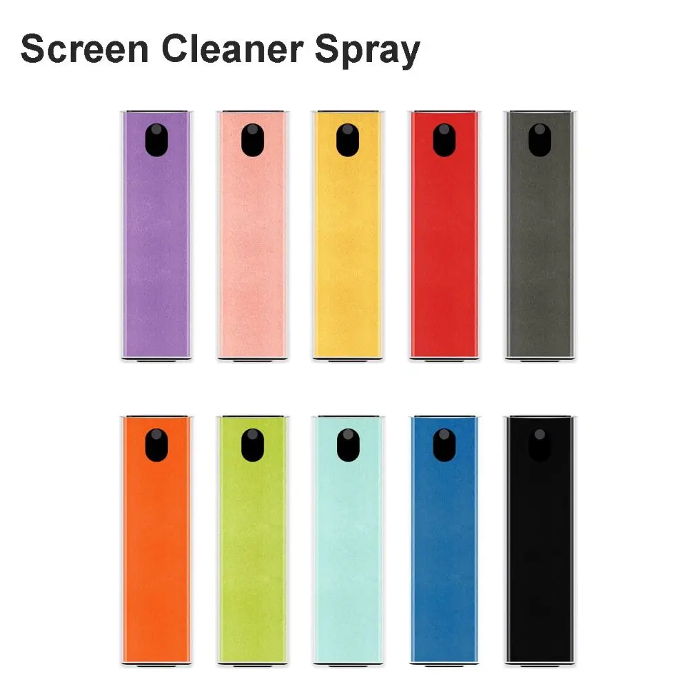 Portable Screen Cleaner Spray Built-in Cleaning Fluid One-piece Design Lens Cleaning Artiface PC Shell 3 in 1 Clean Tool Set